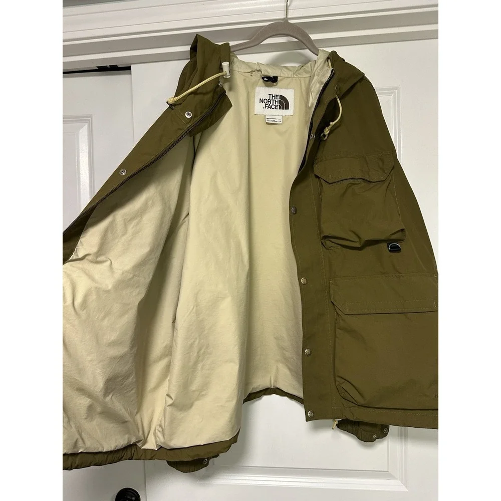 The North Face, Mens M66 Utility Waterproof DRYVENT Rain Jacket, Green, Size XXL